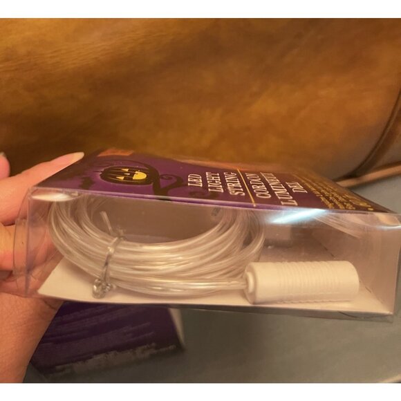 2 Led~ 1~Purple & 1 ~Orange LED String Light / Battery Operated / 5 Foot Strand - Picture 4 of 4